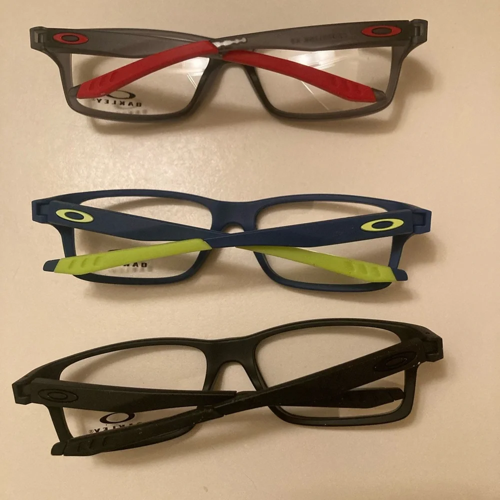Oakley Crosslink XS Eyeglass Frames - Black, Blue, Gray
